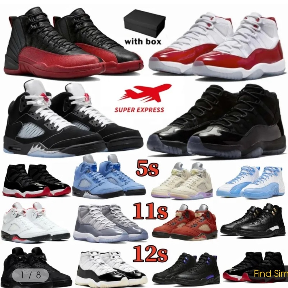 Jordan Athletic Shoes Collection - Black, Red, White, Blue for sale